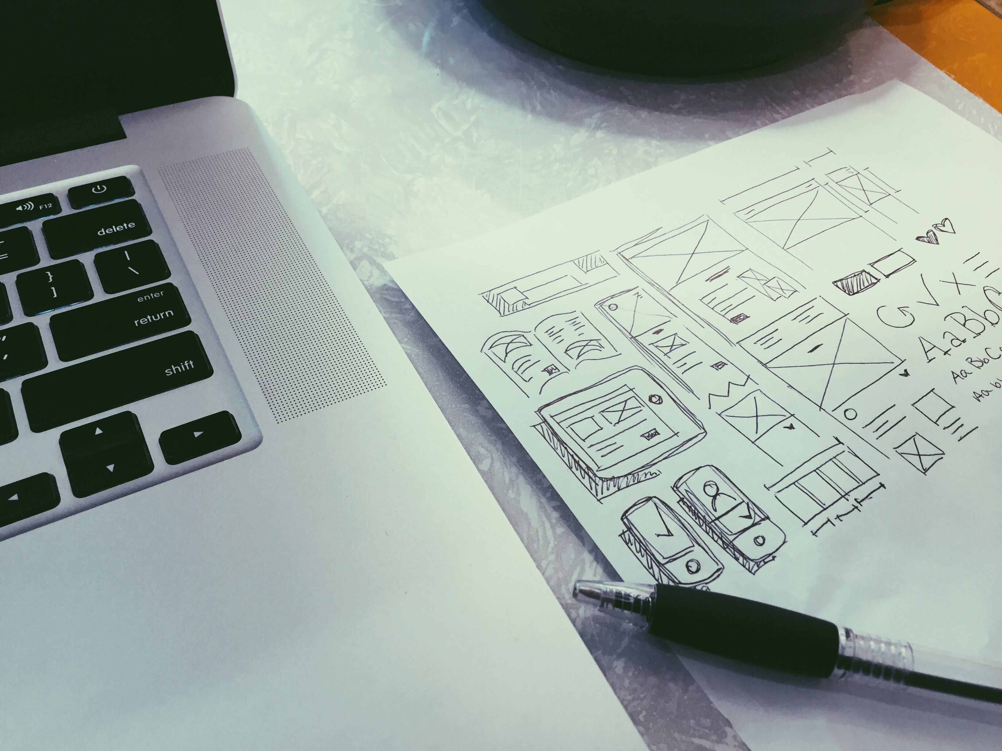 Professional services website design